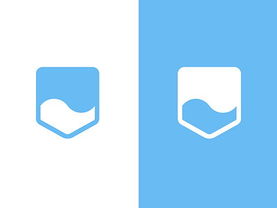 Pocket/Water Logo icon logo pocket water