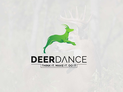 Deer Dance Logo Design branding conceptual custom deer dance deer design deer logo design graphic design icon logo logo design modern minimalist professional quality unique vector
