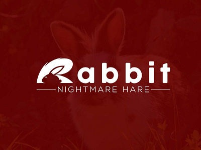R Logo design incorporated with Rabbit