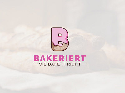 B Bake Modern Minimalist Logo design