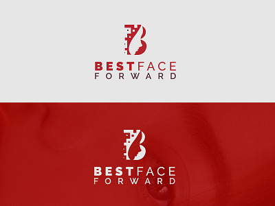 Modern Minimalist B face logo design
