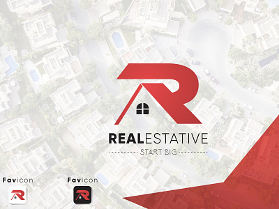Initial R Real Estate logo design and Brand Guidelines