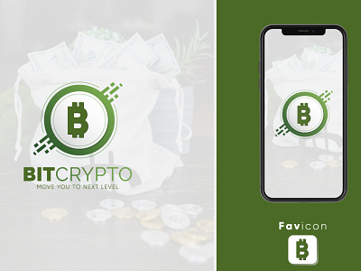 Crypto Currency Logo design B letter
