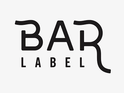 Bar Label handlettering lettering typografie