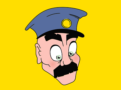 Cop cartoon