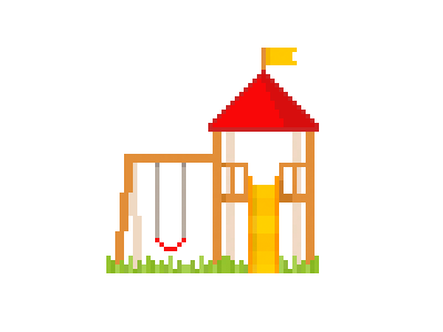 Playground icon icons kids pixel