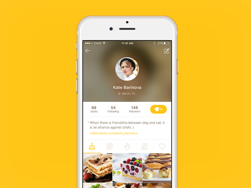 Cake App by Max ⚡️ Osichka on Dribbble