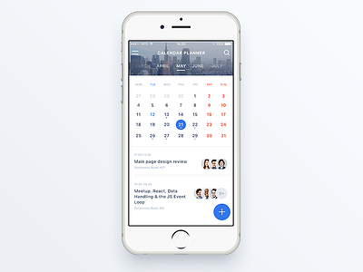 Calendar Planner app calendar ios mobile iosapp iphone meeting mobileapp planner