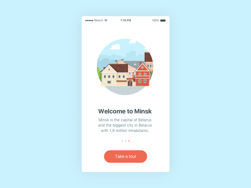 Welcome to Minsk animation building city minsk onboarding sketch vector welcome