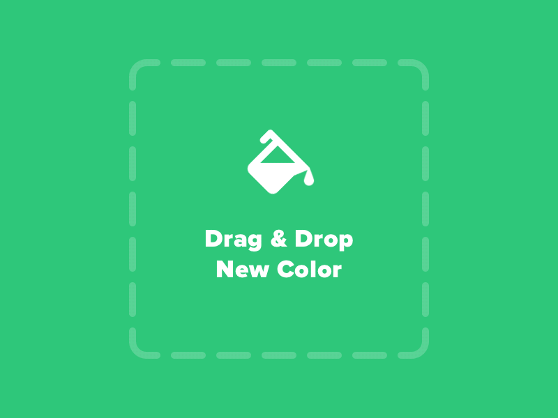 Drop The Color ae bucket color dragdrop drop gif green paint sketch violet