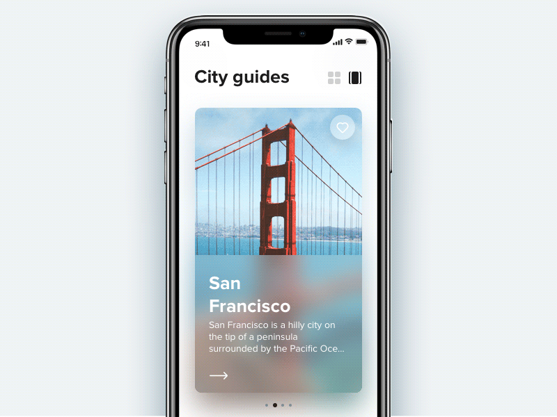 City Guides Interactions cards city fluent francisco gif guides new san york