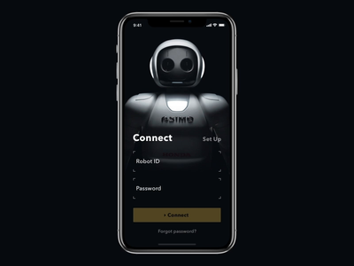 Robot Control Concept ae animation app gif ios iosapp iphone mobile mobileapp ui ux