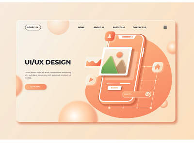 Website UI Concept graphic design illustration ui ux
