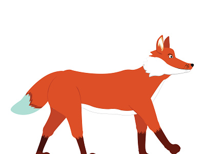 FOX CARTOON design graphic design illustration vector