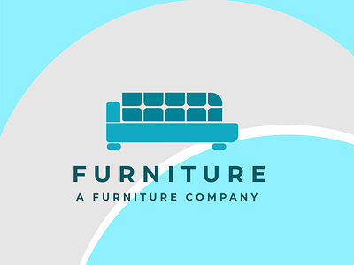 Furniture company logo branding graphic design illustration logo typography vector