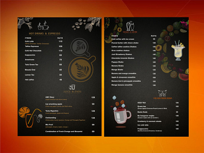 Menu inner page Design