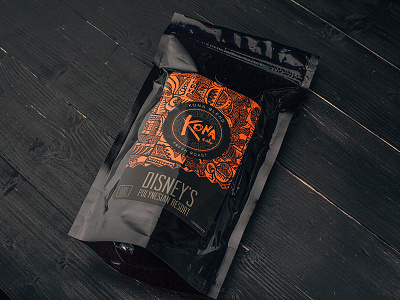 Kona Coffee coffee coffee bag disney illustration kona label design mickey mouse polynesian resort