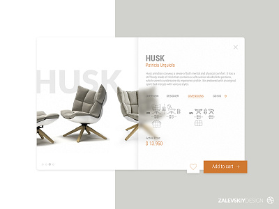 Online store designer's furniture