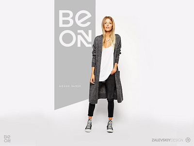 Logotype design | BE ON - Woman shoes