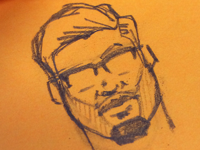 Stylized Self-Portrait me post it self ukre8