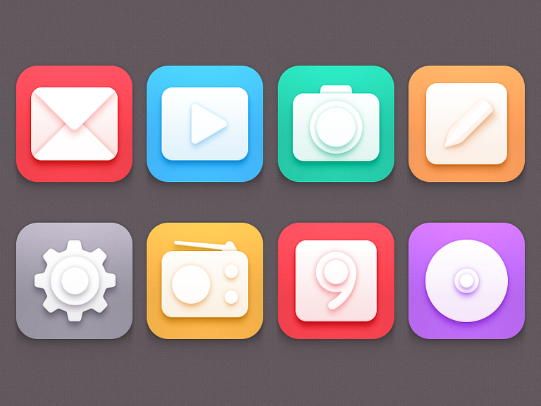 Undressed Icons by SanityD on Dribbble