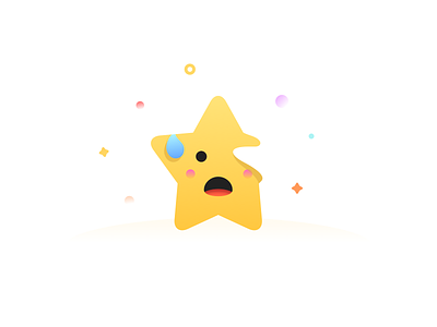 Cutii Star 404 error landing star icon cute