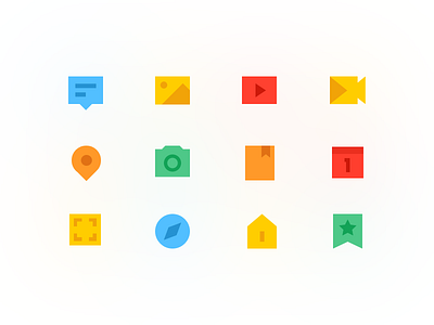 Light Colored Icons