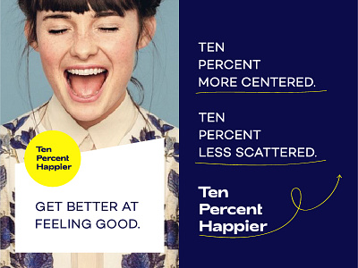 Ten Percent Happier Poster Mocks