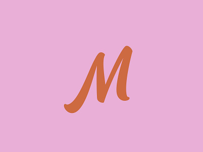 M branding design illustration lettering logo typography