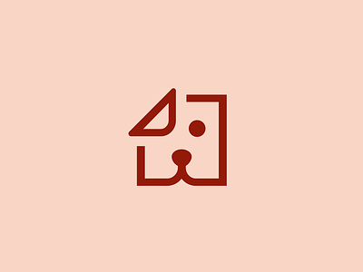 Dogeared Logo blog book branding design dog dogeared ear icon illustration logo vector