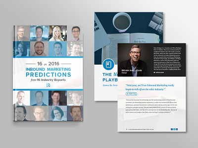 16 on 2016 Inbound Marketing Predictions eBook Design