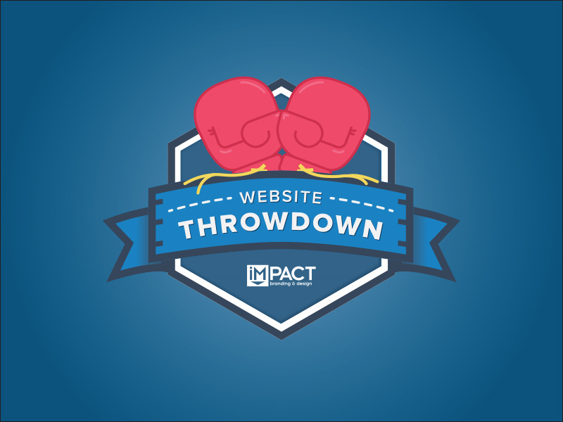Website Throwdown Logo typography branding identity website design logo