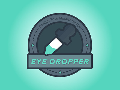 Merit Badge for Eye Dropper Masters badge design icon merit prompt002