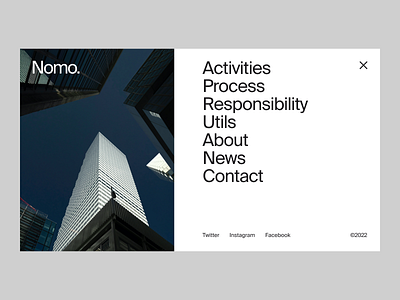 Nomo. design typography ui