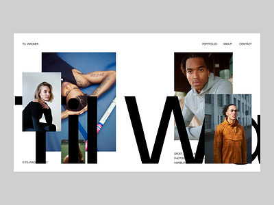 Til Wagner Photography Website design typography ui