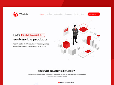Team 8 Design animation app branding design photoshop typography ui ux web website