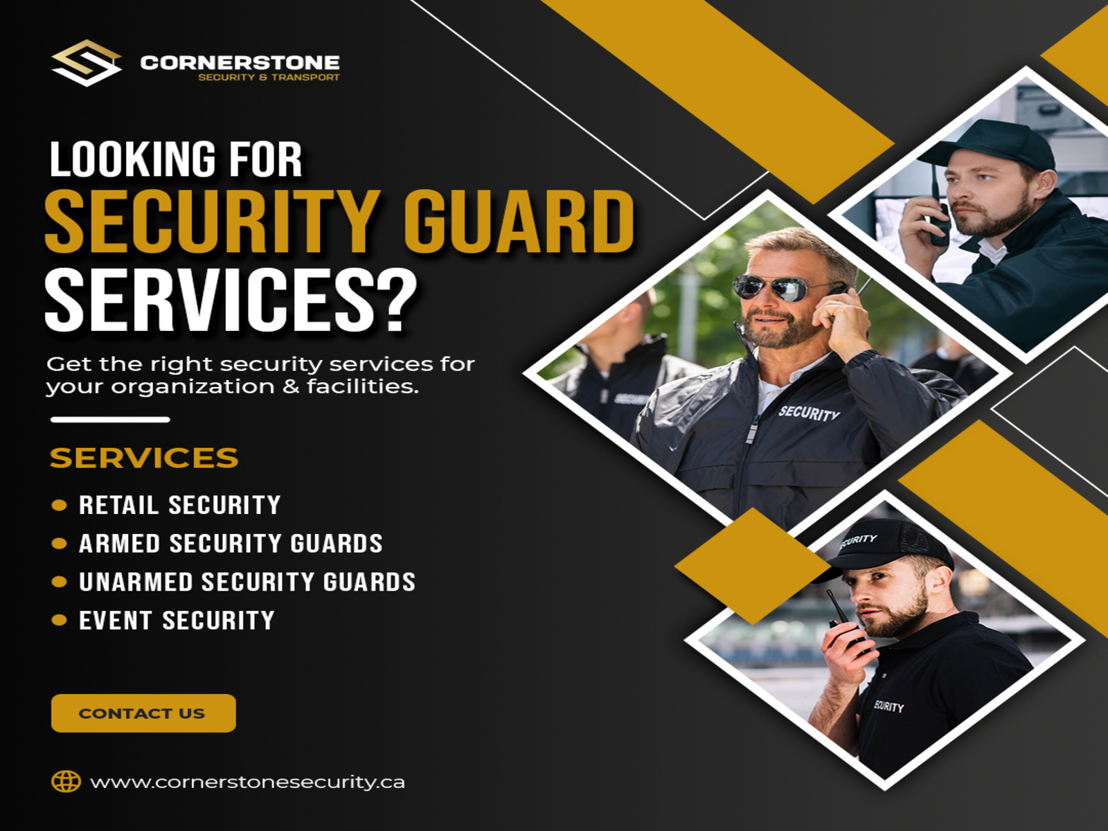 Looking for Security Guard Services in Vancouver? by Cornerstone