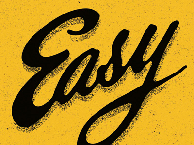 Easy black greetings texture type yellow