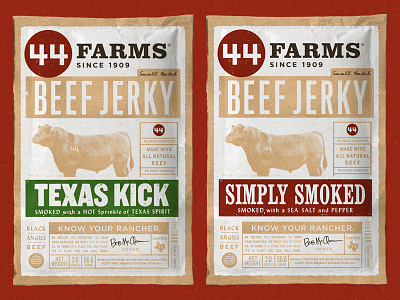 Beef Jerky bag beef jerky design farm package texas texture
