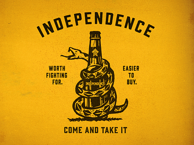 Texas Independence Day bottle independence craft beer snake come and take it texas