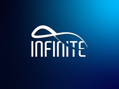 INFINITE brandidentity branding design elegant flatlogo graphic design infinite logo wordmark