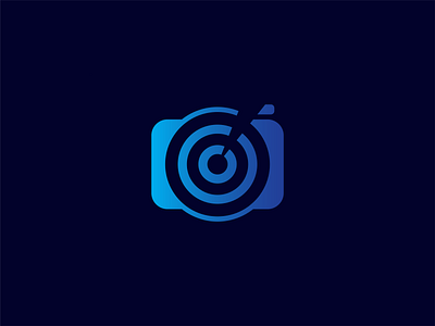 camera target branding camera cameraicon design designer designgraphic designlogo elegant flatlogo gradient graphic design illustration indonesia logo photostudio sale target vector