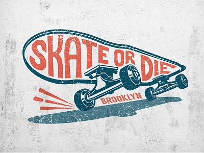 Skateboard vintage print authentic old school print retro skate skate or die skateboard skater street stump