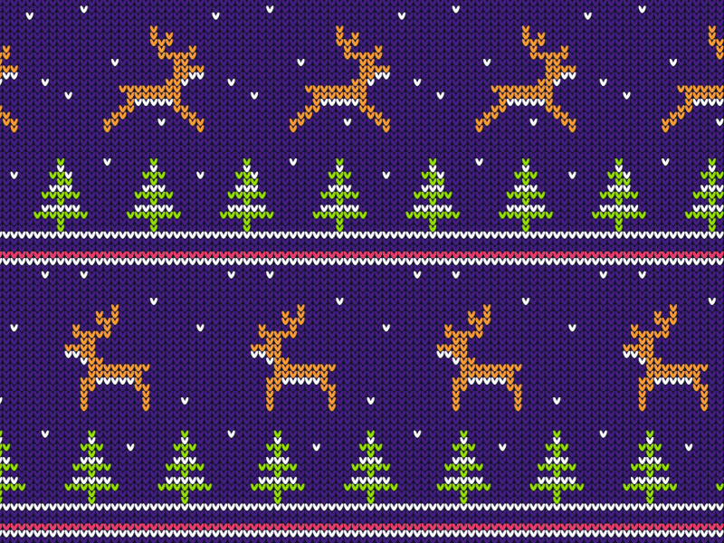 Knitted pattern for sweater with running deers animation christmas deer fire knit knitted knitwear norse old school ornament pattern pullover retro scandinavian sweater vintage xmas