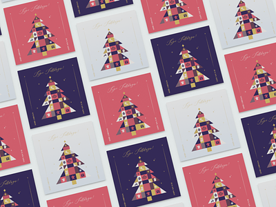 Christmas Card branding card christmas design graphic design illustration print typography vector