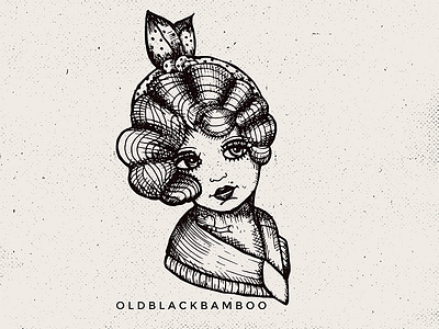 OLDBLACKBAMBOO branding hipster illustration illustrator logo oldblackbamboo oldschool vintage