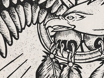 Aguila animal draw eagle handrawn illustration vintage