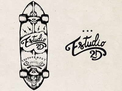 Skate Estudio2D branding fly hand drawn handmade handrawn illustration logo rabbit