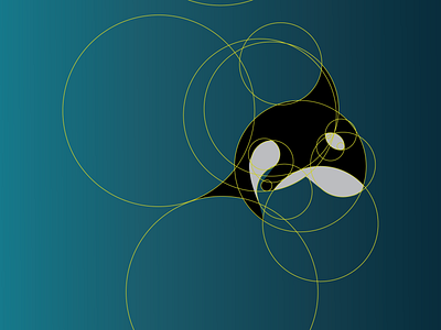 Orcas Security logo golden ratio logo logo design logofolio orcas security