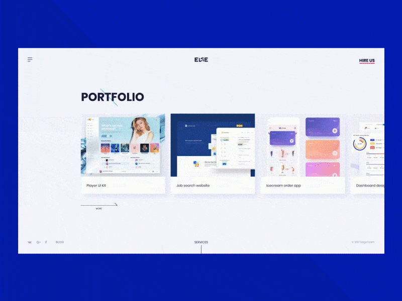 Portfolio navigation concept